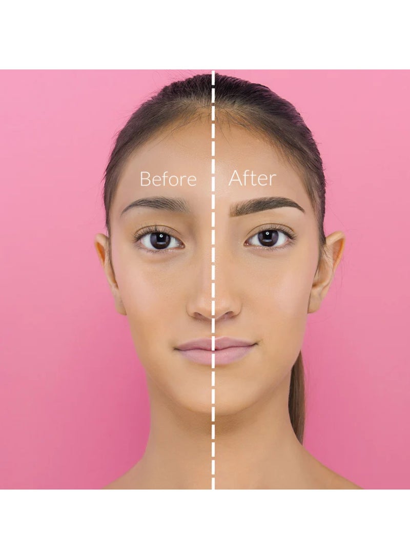 IDA Beauty Double-Sided Wooden Eyebrow Pencil | Waterproof, Smudge-Proof, 24-Hour Wear | Vitamin-Enriched, Vegan, Halal, Cruelty-Free (Brown Bistre) - Image 2