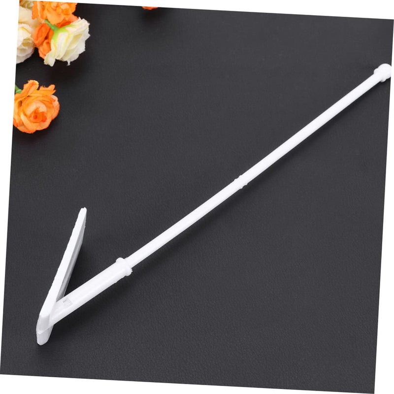 Car Window Flag Poles 15Pcs White Portable Flagpole Brackets Durable Automotive Flags Decor - Image 5