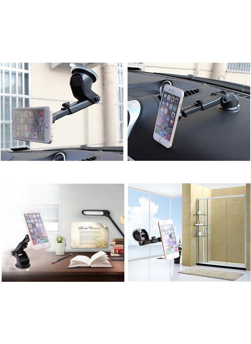 CONCORD CH108 Extendable 360 ​​Degree Rotating Magnetic Car Phone Holder with Suction Cup  - Image 3