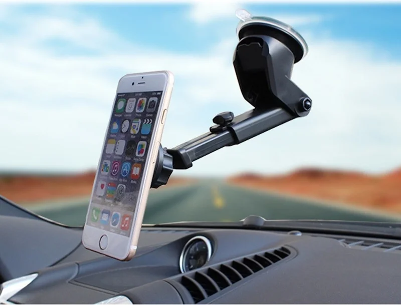 CONCORD CH108 Extendable 360 ​​Degree Rotating Magnetic Car Phone Holder with Suction Cup
