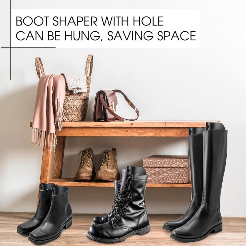 Reusable high boot support (6 pcs) men's and women's models, shoe type setting support 12/14/16 inch black - Image 5