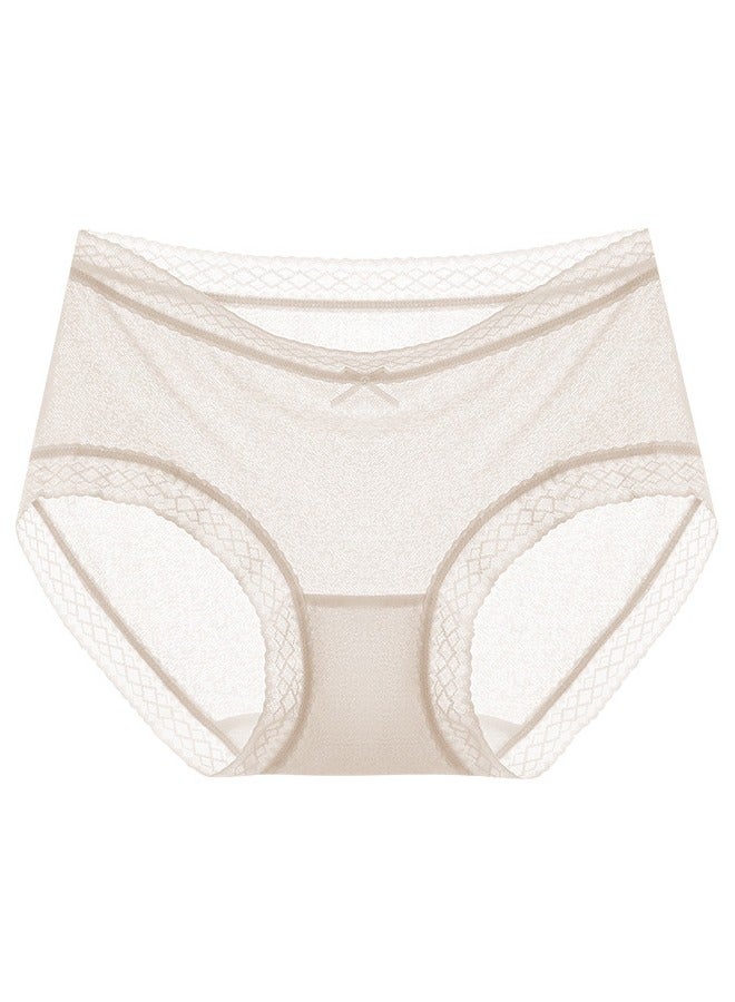 Umiwin 3-piece Women Lace Panties Breathable Briefs Thin Ice Silk Female Underwear  - Image 3