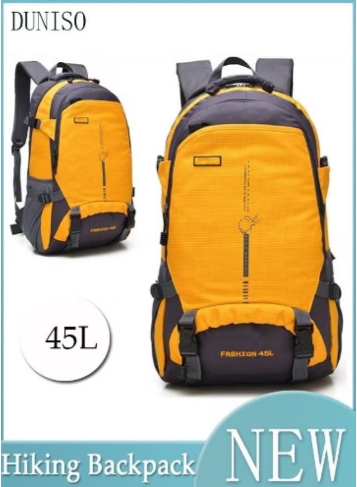 DUNISO Hiking Backpack 45L Lightweight Waterproof Camping Backpack Outdoor Sports Travel Two Shoulder Bag for Women Men - Image 1
