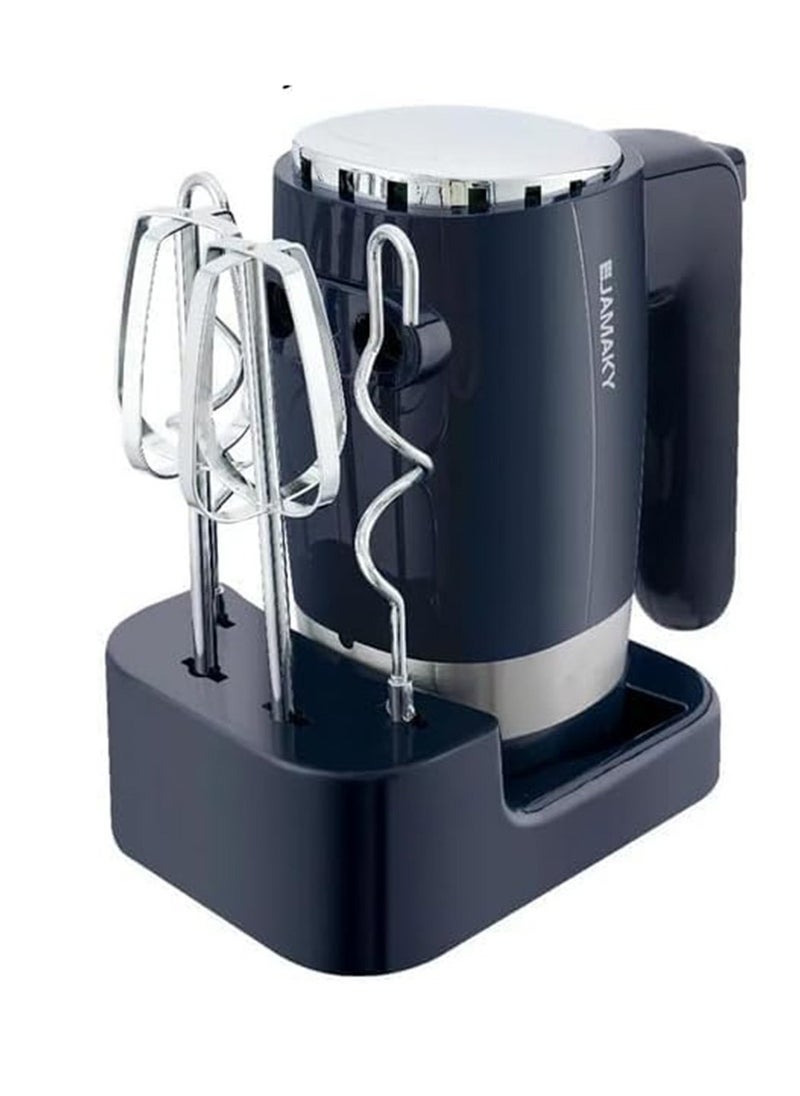 Jamaky Italy خلاط يدوي بالتكنولوجيا الإيطالية 600 وات - JMK6001 - أسود  - Image 1