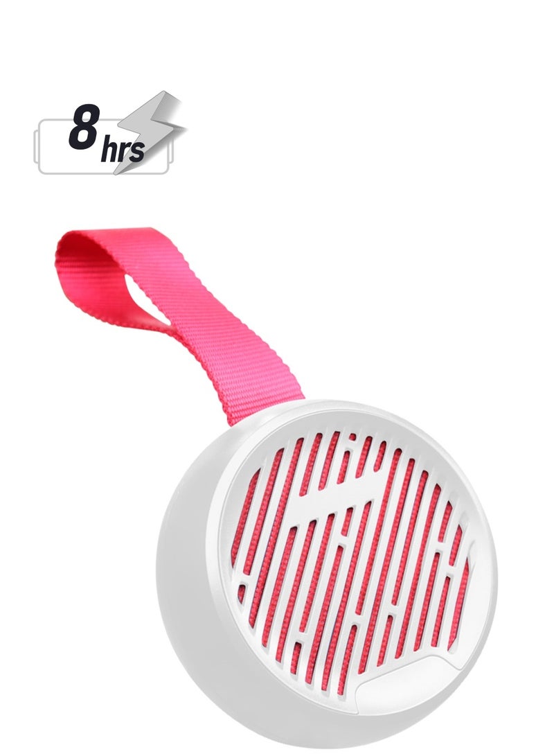 Yoobao Bluetooth Mini Speaker Wireless Small Bluetooth Speaker,Portable Speakers For Home Outdoor Travel,Rechargeable White&Red - Image 1