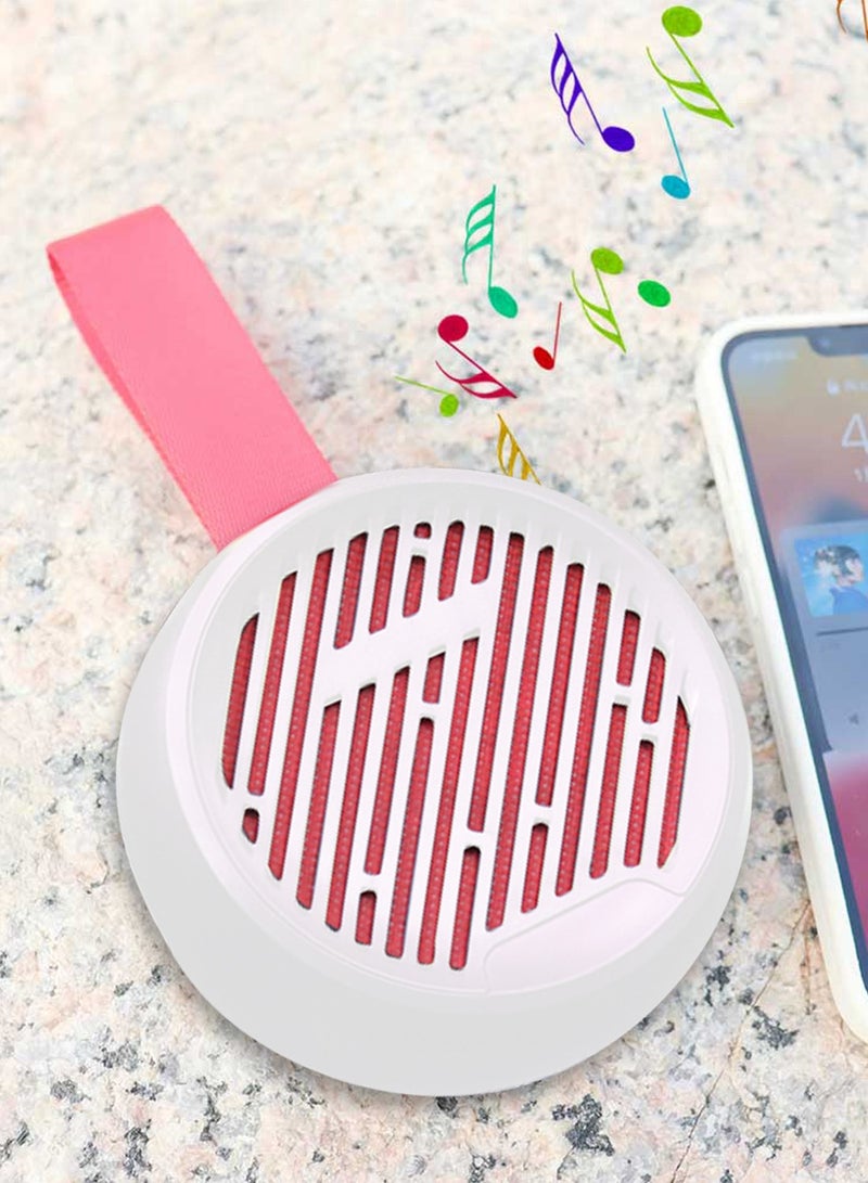 Yoobao Bluetooth Mini Speaker Wireless Small Bluetooth Speaker,Portable Speakers For Home Outdoor Travel,Rechargeable White&Red - Image 4