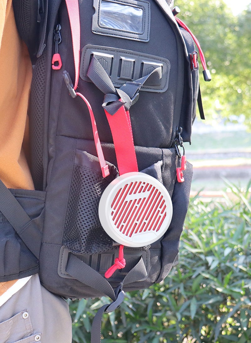 Yoobao Bluetooth Mini Speaker Wireless Small Bluetooth Speaker,Portable Speakers For Home Outdoor Travel,Rechargeable White&Red - Image 3