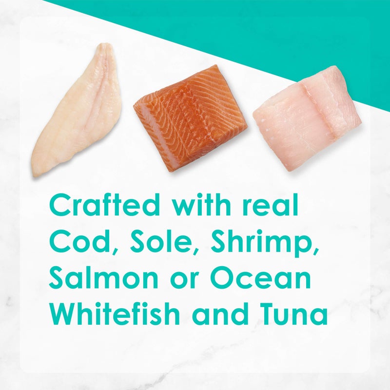 Fancy Feast Purina Fancy Feast Seafood Classic Pate Collection Grain Free Wet Cat Food Variety Pack - (Pack of 24) 3 oz. Cans - Image 5