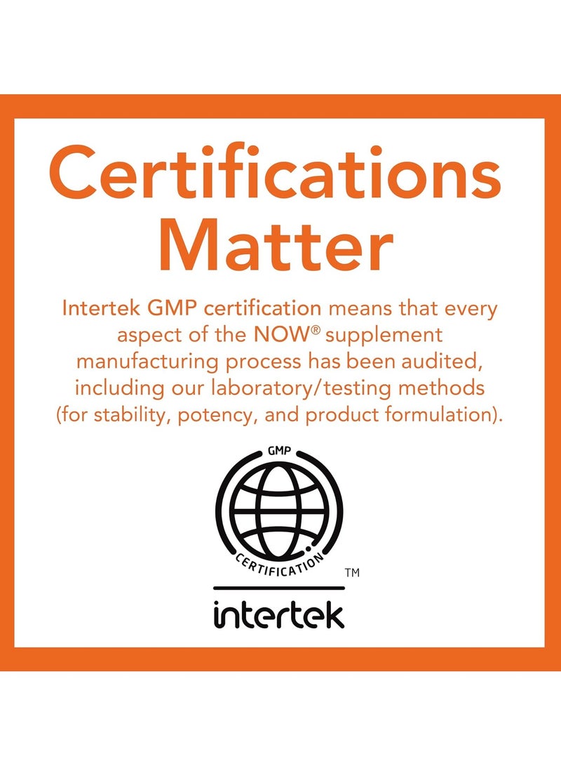 now Magnesium Glycinate Dietary Supplement - 180 Tablets - Image 3