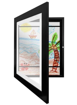 Kids Art Frame, Front Opening Kids Art Display Frame Holds,kids Artwork A4 Picture Frames Changeable,Artwork Display Storage Frames for Children Drawing Crafting (Black) - pzsku/Z8039E2019CEF9D4848CEZ/45/_/1693294872/fdf2ac9f-8f30-47ba-a5b8-1807577ffab6