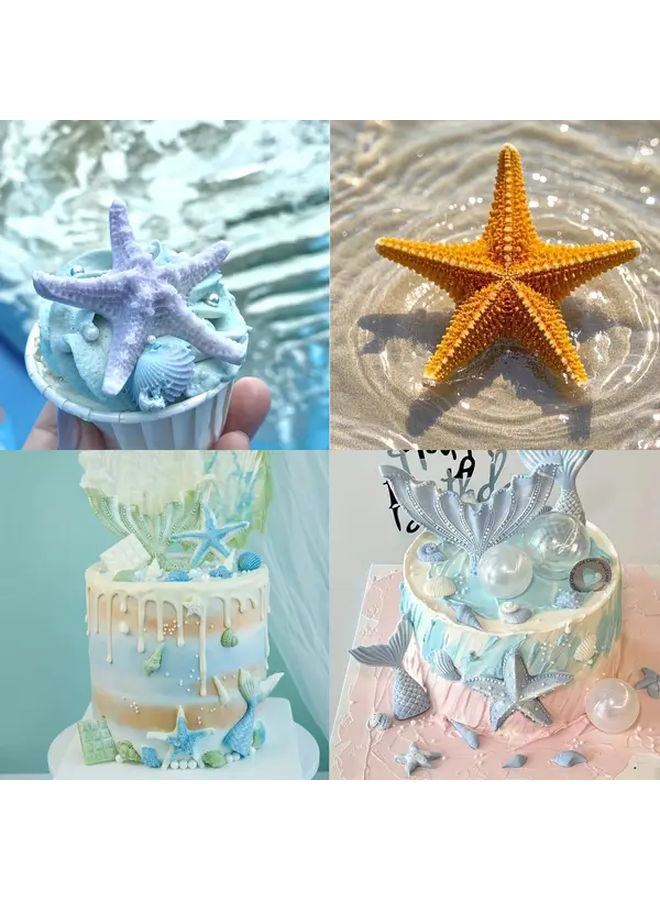 E977 Starfish Silicone Mold For Baking Cake Cookie Ice Cream Fondant Decor - Image 4