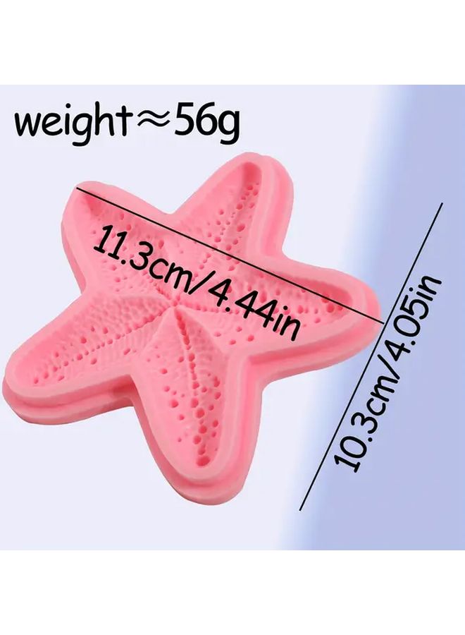 E977 Starfish Silicone Mold For Baking Cake Cookie Ice Cream Fondant Decor - Image 3