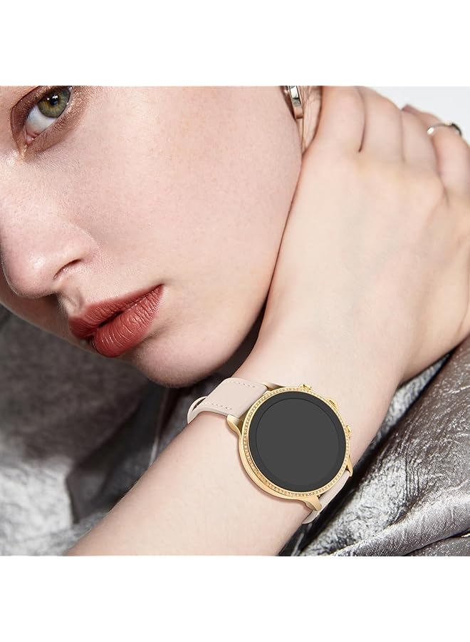 إيروريكس سوار جلدي لساعة هواوي جي تي 5 جي تي 4 مقاس 41 مم، أحزمة 18 مم، سوار جلدي بديل ممتاز لساعة هواوي جي تي 4 5 مقاس 41 مم، هواوي جي تي 5 برو مقاس 42 مم للنساء والرجال - Image 5