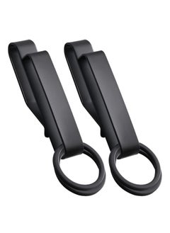 2Pack Tactical Stealth Key Ring Holder Special For Police And Fire Agencies Duty Belt, Quick Release Key Holder With Detachable Keyring (2.25-Inch Max)