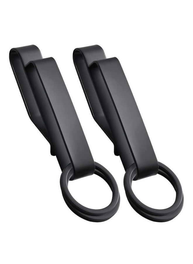 Abnaok - 2Pack Tactical Stealth Key Ring Holder Special For Police And Fire Agencies Duty Belt, Quick Release Key Holder With Detachable Keyring (2.25-Inch Max) - Image 1