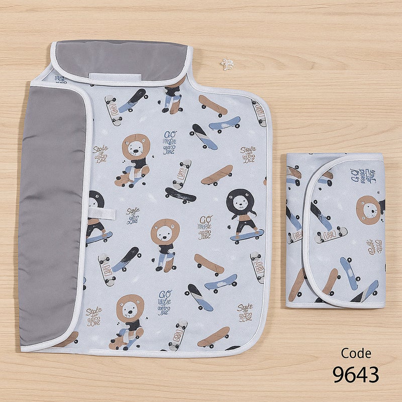 Kidzvilla Baby Changing Mat 3 Layers Waterproof - 75 × 65 cm - 9643 - Image 3