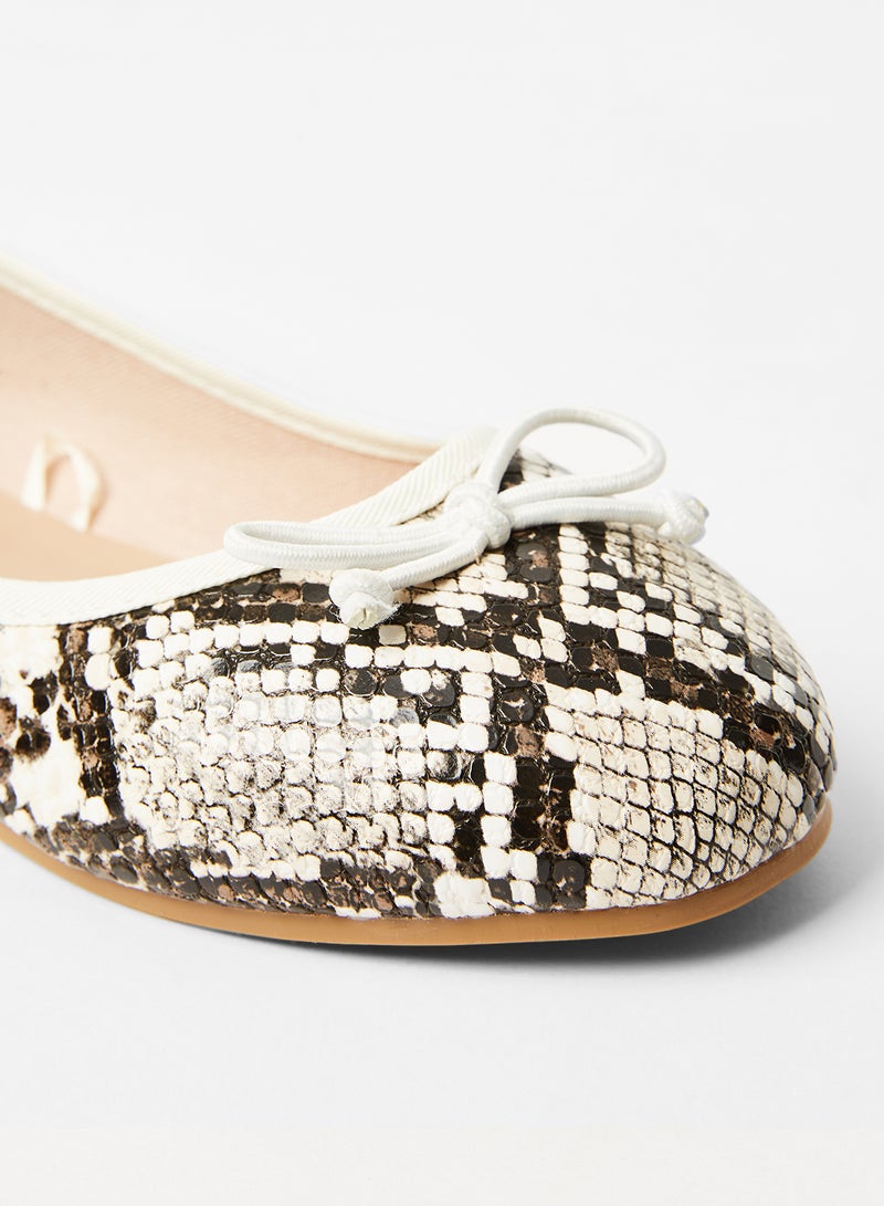Neon Girl's Stylish Ballerina Beige/Green - Image 4