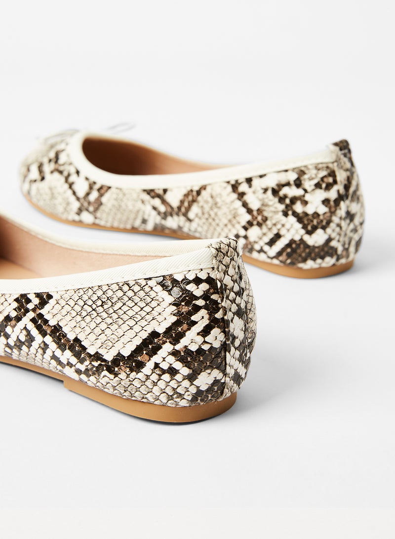Neon Girl's Stylish Ballerina Beige/Green - Image 3