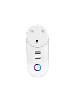WiFi Plug Tuya Smart Socket Timer Schedule Socket Smart Life App Control Voice Remote Control Compatible with Amazon Alexa Google Assistant Siri 220V 16A
