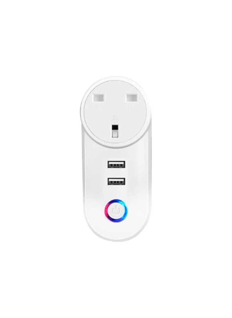 DMG TECH - WiFi Plug Tuya Smart Socket Timer Schedule Socket Smart Life App Control Voice Remote Control Compatible with Amazon Alexa Google Assistant Siri 220V 16A - Image 1