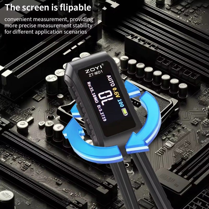 ZT-MD1 Smart Tweezer for Testing Electronic Components Measuring Resistance Capacitance Inductance Continuity and Diodes - Image 5