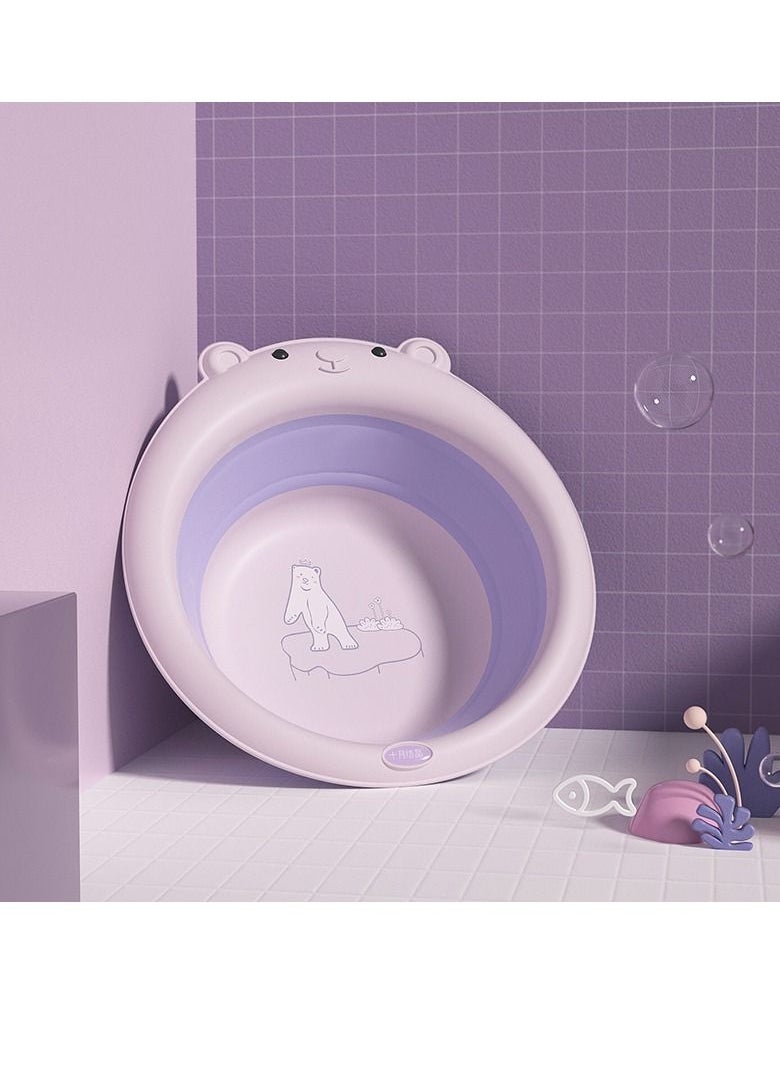 Be a better mom Foldable Wash Basin 3L, Baby Kids Collapsible Wash Basin for Travel Home Use  - Image 2
