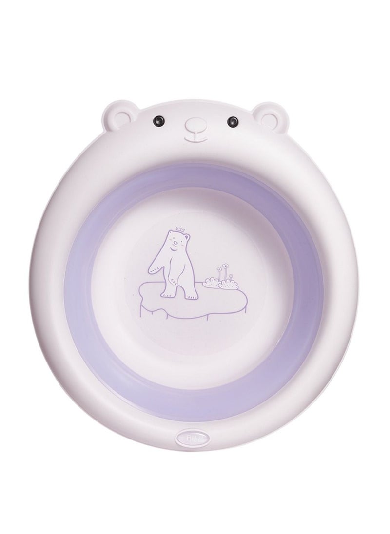 Be a better mom Foldable Wash Basin 3L, Baby Kids Collapsible Wash Basin for Travel Home Use  - Image 1