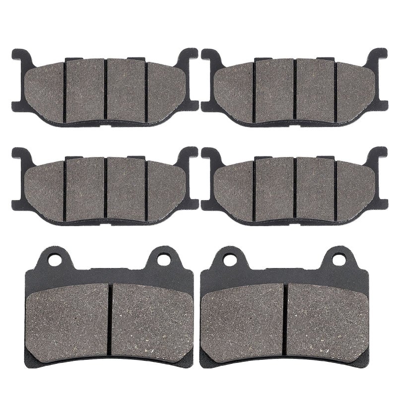 LOCOPOW Brake Pads for Yamaha RoadStar 1600 Silverado Midnight Star 19992003 Royal Star 1300 19992013 Midnight VentureTour Deluxe 2000 2001 2002 2003 2004 2005 2006 2007 2008 2009 2010 2011 2012