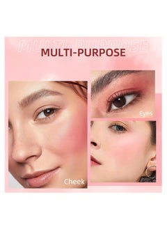Maykawe 3-Color Blush Palette, Blushers For Cheeks, With A Matte And Pearl Natural Light Finish, Waterproof, Sweatproof, Brightening, Long-Lasting, And Non-Powder Flying Off Brighten Skin Natural Look  - Image 4