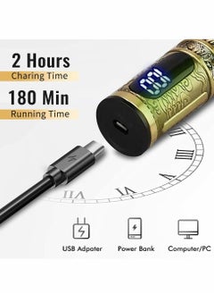 Y&D Beard Trimmer for Mens, Rechargeable Electric Hair Clippers with LCD Screen  - Image 3