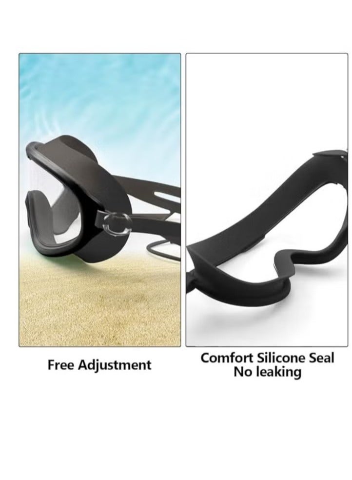 Swim Goggles 180° Wide View No Leaking Anti-Fog Swimming Goggles for Adult Men Women Youth UV Protection Pool Goggles - Image 4