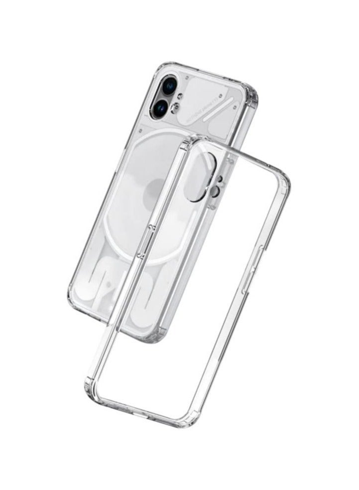 إلترازون Case for Nothing phone (1), Ultra Silm Soft Cover , Anti-Scratch cover for Nothing phone (1) - Transparent - Image 1