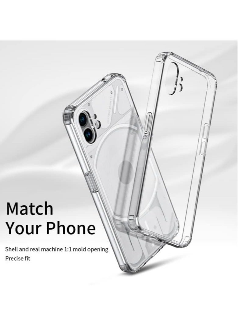 إلترازون Case for Nothing phone (1), Ultra Silm Soft Cover , Anti-Scratch cover for Nothing phone (1) - Transparent - Image 4
