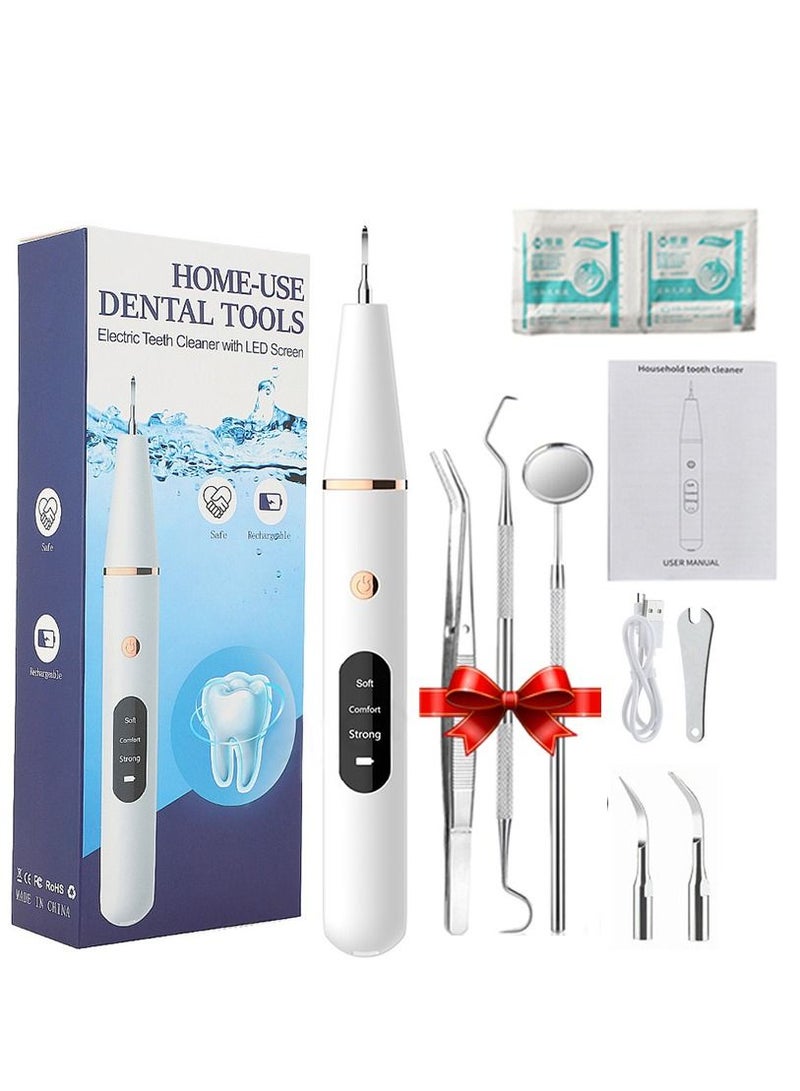 Electric Ultrasonic Dental Scaler Tooth Calculus Remover - Image 1