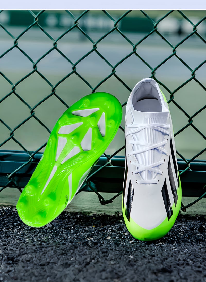 سكت شيكترو حذاء كرة قدم للرجال، مناسب للاستخدام في الأماكن المغلقة والمفتوحة، حذاء كرة قدم احترافي للأولاد والشباب، حذاء كرة قدم للجنسين. - Image 1