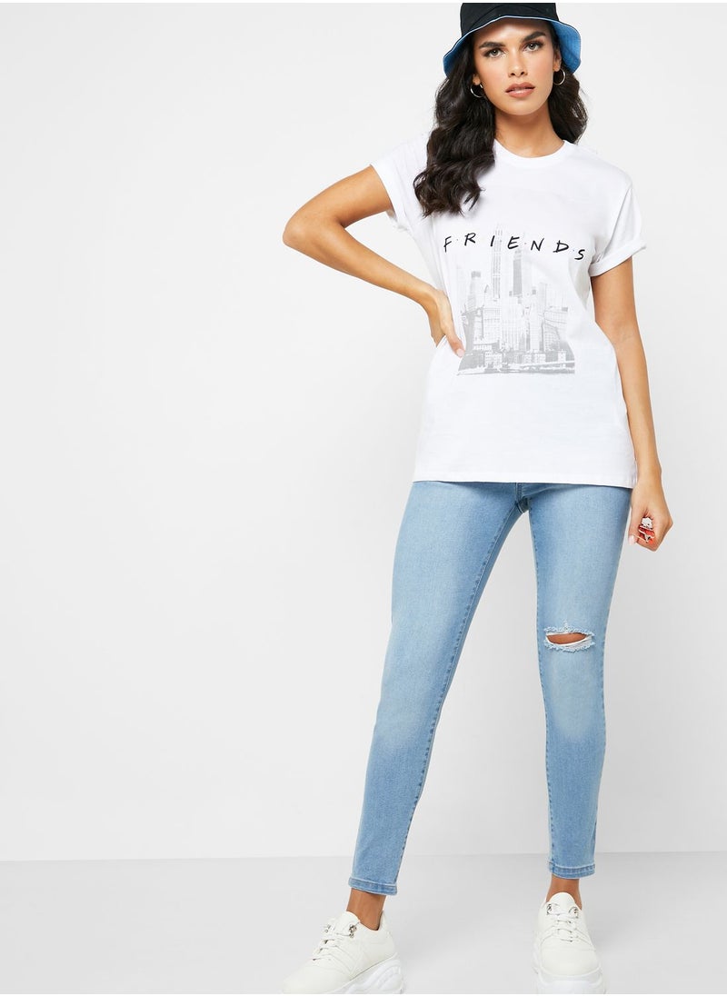 Cotton On Knee Ripped Skinny Jeans  - Image 4