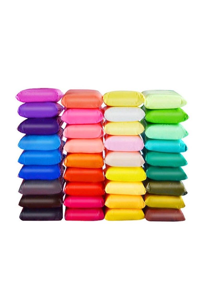 REZZOSS NEW REZZOSS 36 Colours Air Dry Clay Magical Kids Clay Ultra Light Modelling Clay Artist Studio Plasticine Toy Safe and Non-Toxic Modelling Clay - Image 1