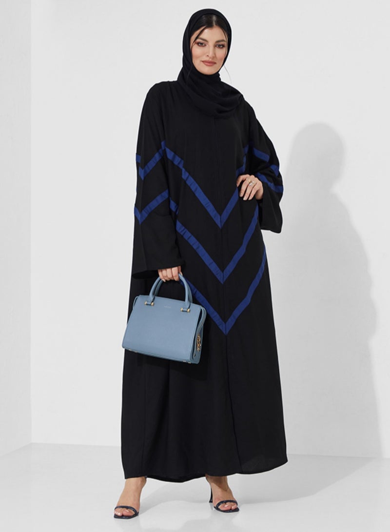Rosette Abaya Abaya Navy - Image 1