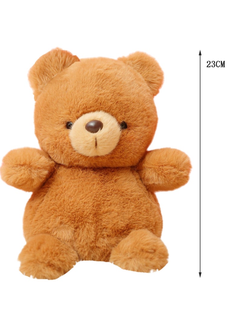 23 CM Cute Little Bear Plush Toy Soft Stuffed Cartoon Animal Doll For Girls And Boys All Ages Gift - Image 2