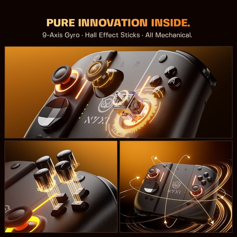 Nyxi Hyperion 3 Wireless Magnetic Controller, Full Mechanical Switches, Hall Effect Joysticks - Image 3