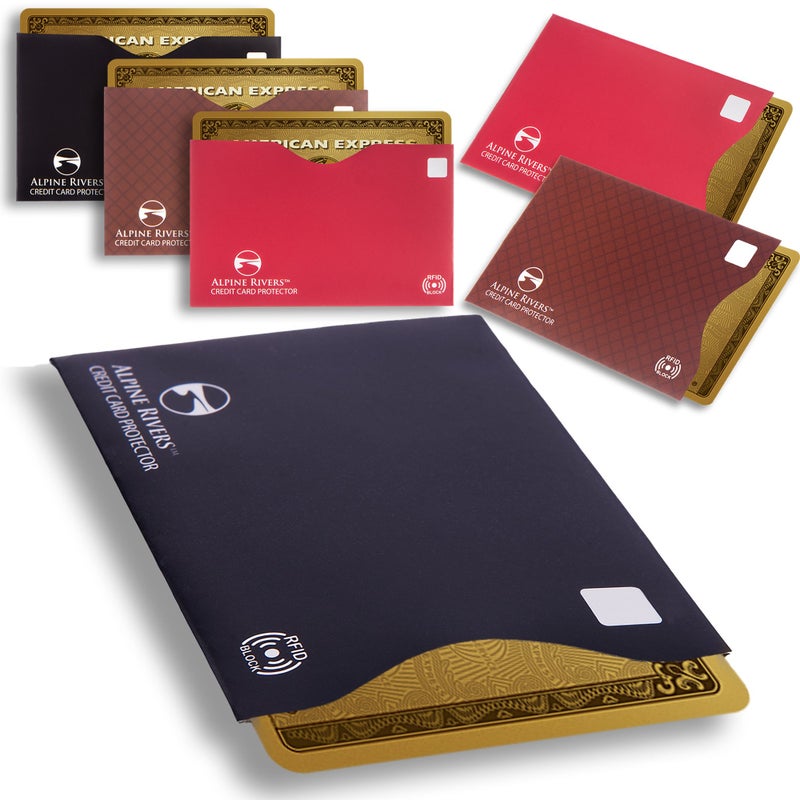Alpine Rivers RFID Blocking Sleeves – 18-Pack for Maximum Identity Theft Protection | 7 Top-Loading + 7 Side-Loading Credit Card Holders + 4 Passport Protectors | Slim, Durable & Water-Resistant - Image 2