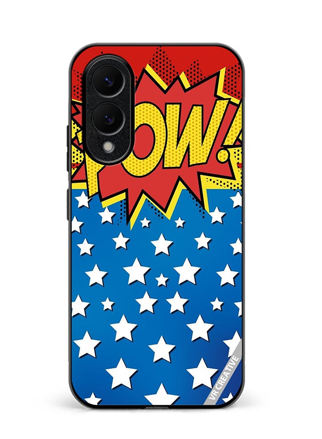 VR CREATIVE Protective Case Cover For Samsung Galaxy S25 Edge Pop Art Design Multicolour