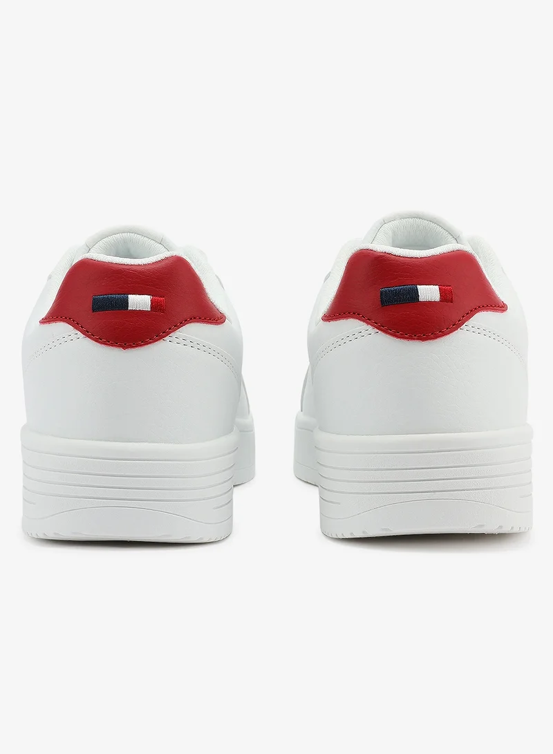 U.S. Polo Assn. white Men's White Low-Top Sneakers - Bold Iconic Branding for a Clean Look Shoes for Men | Best Price UAE