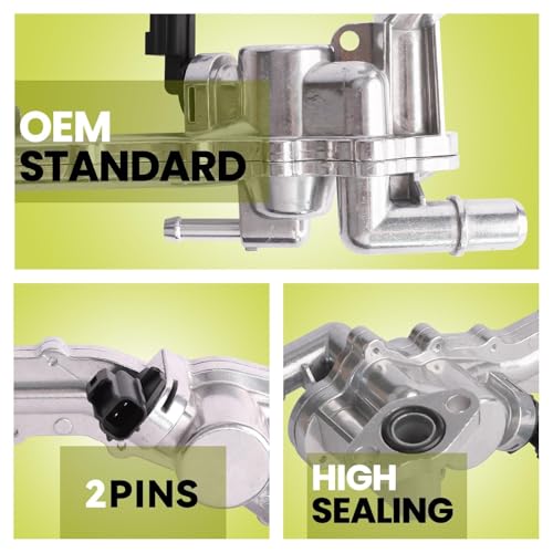 Mocar7 Engine Coolant Thermostat Housing Assembly with Temperature Sensor Compatible with 2010-2023 Jaguar F-Type XJR XJR575 XJ XFR-S XFR XF 2010-2022 Range Rover Sport 5.0L V8 - Image 4