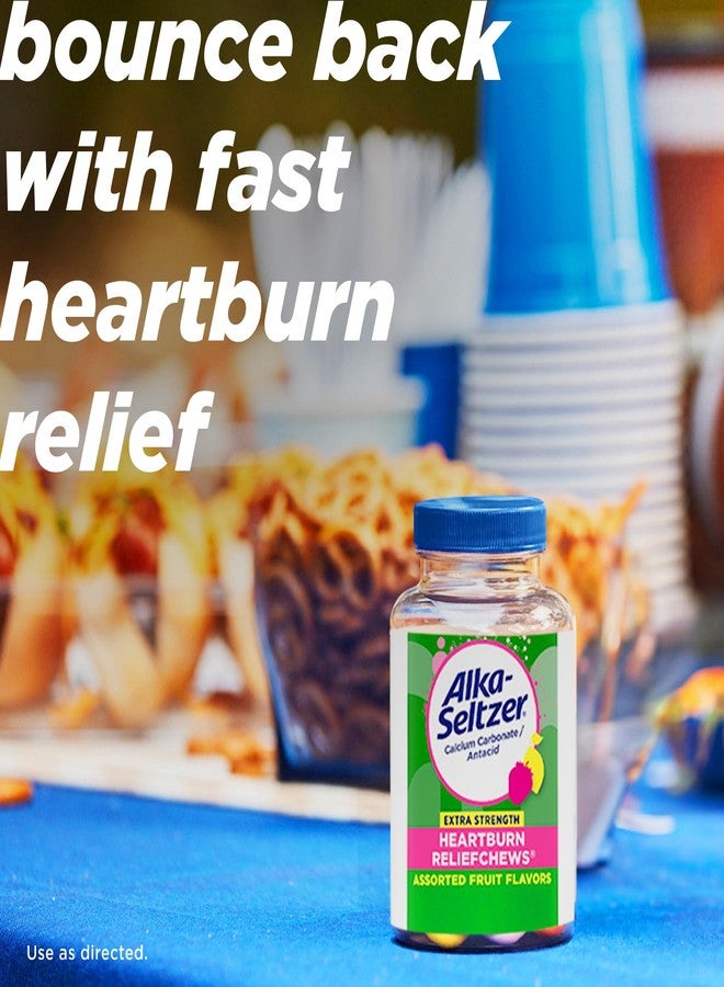 Alka-Seltzer Extra Strength Heartburn ReliefChews, Antacid for Fast Heartburn & Acid Indigestion Relief On the Go, 200 Ct - Image 2