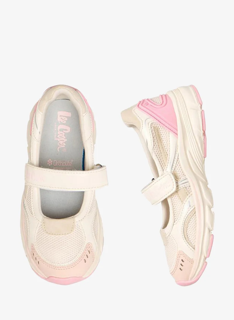 لي كوبر حذاء ماري جين بناتي بشريط لاصق