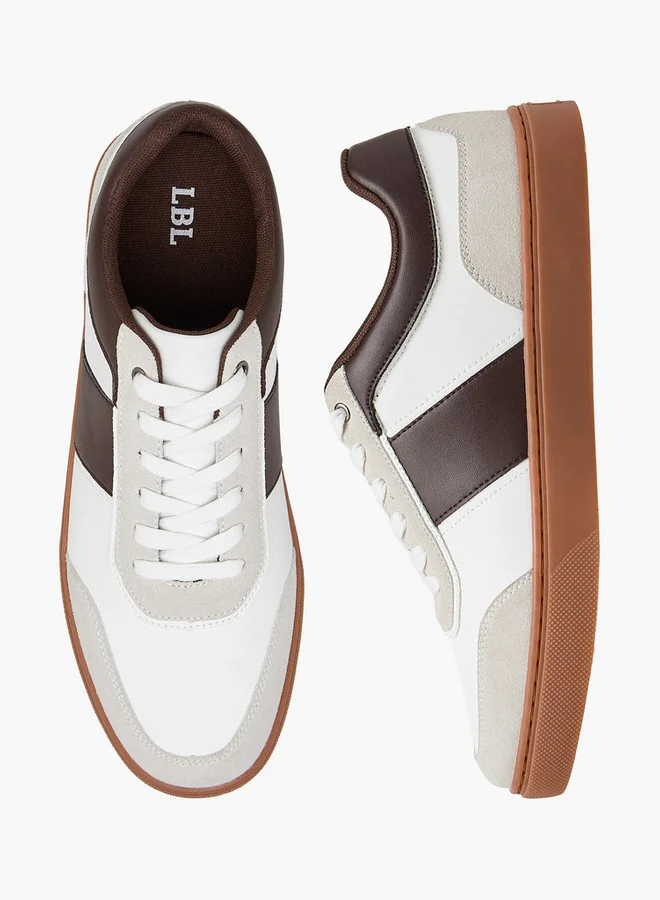 ال بي ال من شو اكسبرس Men Panelled Sneakers with Lace-Up Closure