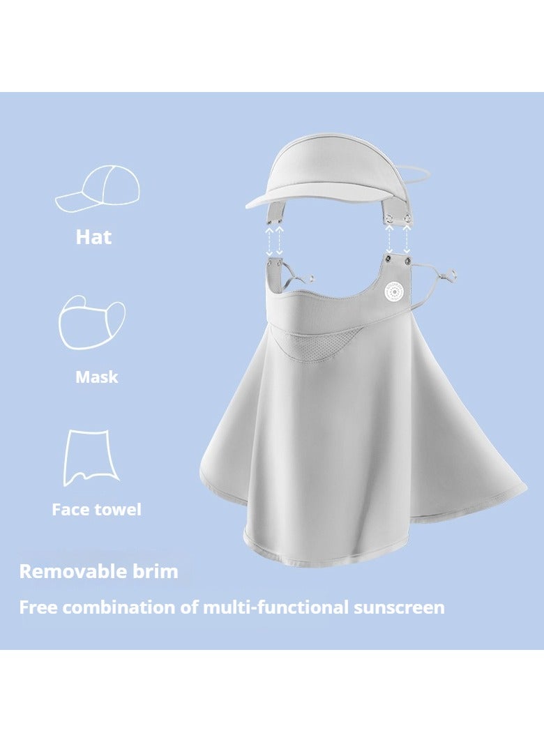 جولوف جوي قناع واقي من الشمس للنساء أثناء ركوب الدراجات في الهواء الطلق ومضاد للأشعة فوق البنفسجية وواقي للوجه بالكامل وجيد التهوية لحماية الرقبة والعين - Image 3