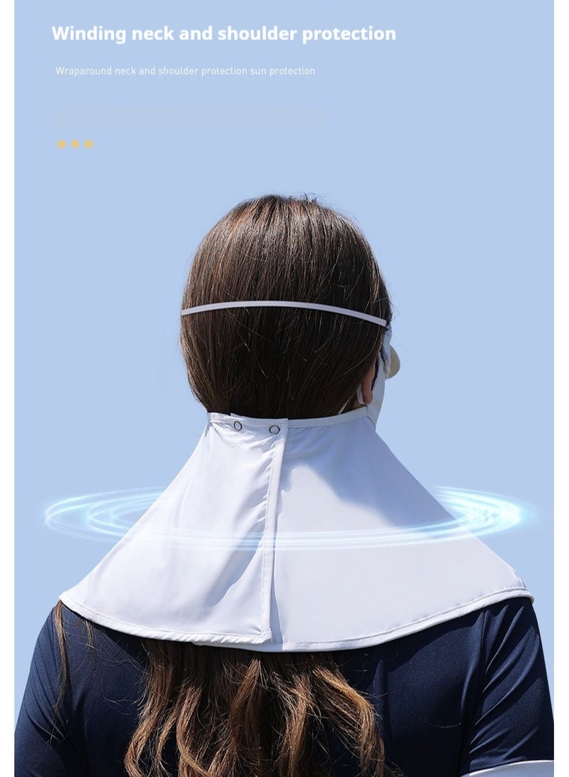 جولوف جوي قناع واقي من الشمس للنساء أثناء ركوب الدراجات في الهواء الطلق ومضاد للأشعة فوق البنفسجية وواقي للوجه بالكامل وجيد التهوية لحماية الرقبة والعين - Image 4