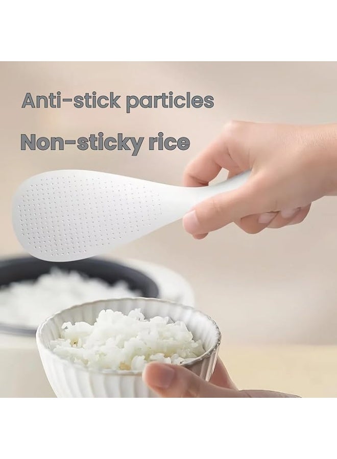 New Creative Food Grade Tumbler Anti-Stick Rice Spoon,Tumbler Rice Spoon, Standing Rice Shovel, Silicone Rice Paddle, Heat Resistant Rice Cooker Spatula (Pink)  ﻿  ﻿  ﻿ - Image 3